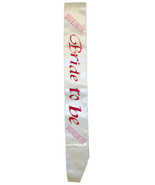 Bachelorette Bride To Be Non Flashing Sash - White - £6.10 GBP