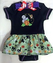 Infant Embroidered Bodysuit Skirt Halloween 6-9 months + Headband - £17.20 GBP