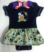 Infant Embroidered Bodysuit Skirt Halloween 6-9 months + Headband - $30.12 CAD