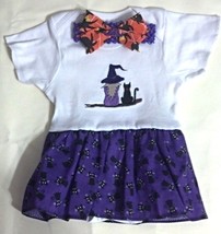 Infant Embroidered Bodysuit Skirt Halloween 12-18 months + Headband - £17.52 GBP