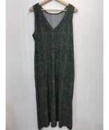 Title Nine Dress Round Trip Midi Bodega Reversible Blue Green Pockets XL... - $1,364.02 MXN