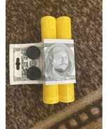 S&amp;M BIKES HODER BMX GRIPS YELLOW BTM MIKE GRIP BAR BARS FLANGELESS BMX - $246.52 MXN