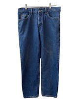 Lee Heavy Denim Jeans Mens 34/29 Medium Wash Straight  20089940 - £11.39 GBP