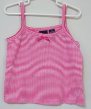 Girls Toddler Sonoma Pink White Sleeveless Top Size 3T - £3.09 GBP