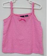 Girls Toddler Sonoma Pink White Sleeveless Top Size 3T - £3.16 GBP