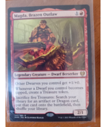 Magda Brazen Outlaw Magic The Gathering Kaldheim 142 RARE Red Dwarf - $2.60