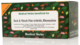 Back &amp; Muscle Pain Arthritis, Rheumatism Tea (Herbal Teas) - £12.58 GBP