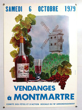 Grape harvest - Montmartre - Original Poster - Very Rare - 1979 - £136.92 GBP