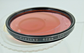 Vivitar 62mm CFD Lens Filter w/ Case 0526-3 - £8.54 GBP