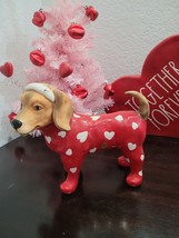 Blue Sky Clayworks Valentines Day Dachshunddog Tabletop Decor - £35.60 GBP