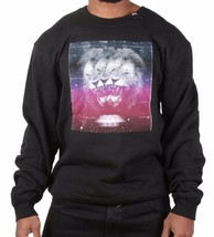 Sweat À Col Rond Lion Triple Men&#39;S En Charbon Ou Noir NWT - $29.57