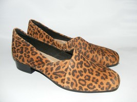 Clarks Collection Comfort Juliet Palm Loafer Women Size 7.5 M Leopard Print New - £25.69 GBP
