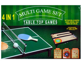 Case of 1 - 4 in 1 Tabletop Multi-Game Set - £59.76 GBP