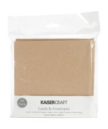 Square Card Pack Kraft 5.5 X 5.5 Inches - $26.79 CAD