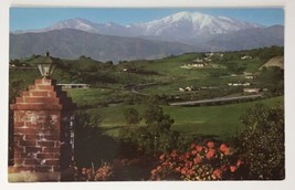 Old Baldy Mountain Winter Southern California Chrome Postcard - £3.83 GBP