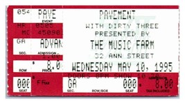 Chaussée Concert Ticket Stub Peut 10 1995 Charleston South Carolina - $41.53