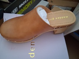 Madden Girl Fridays Women&#39;s Mules Tan Color Size 6M - $44.55
