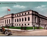 Central Library Building St Louis Missouri MO UNP DB Postcard P20 - £3.11 GBP