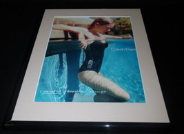 Anna Ewers Swimsuit 2016 Calvin Klein Framed 11x14 ORIGINAL Advertisement  - £27.68 GBP