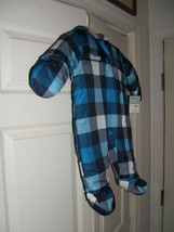 Carter's Size 3-6 Months Boys Blue Winter Pram Snowsuit (NEW) - $21.73