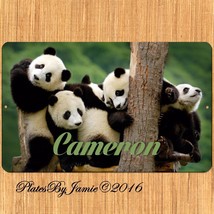 Personalized Custom Any Name Panda SIGN Wall Plaque New - $19.67