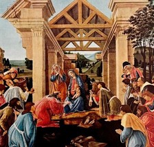 Adoration Of The Magi Sandro Botticelli 1958 Lithograph Art Print LGADBott - £31.71 GBP