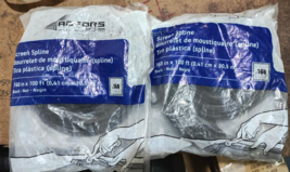 Screen Spline 0.16&#39;&#39; Dia. in. x 100&#39; L ft. Vinyl Black - ADFORS FCS8523-... - $19.79