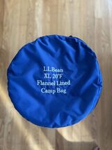 L.L.Bean XL 20°F Flannel Lined Camp Bag - €84,84 EUR