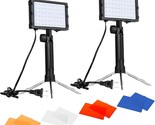 Emart 60 Led Continuous Portable Photography Lighting Kit For Table, 2 P... - $44.99