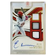 /99 2023 Panini Immaculate ELLY DE LA CRUZ RC On Card Auto TRIPLE PATCH ... - $399.00