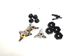 Axial SCX10 Iii Early Ford Bronco Wheels Hubs, Nuts, Pins - £31.86 GBP