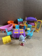Dora the Explorer Talking Dollhouse Furniture Chase Lounge Table Chairs Lot - £31.10 GBP
