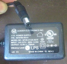 Genuine LEI 5670785-00-01 AC/DC Wall Power Supply Adapter 12V 750mA OEM - £6.43 GBP