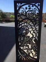 Persian design metal Gate, Modern Metal Gate, Custom Art Pedestrian Walk_36x60 - £898.33 GBP