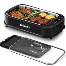 Indoor Grill, Smokeless Grill Indoor, 1500W Electric Grill Griddle Korea... - £205.55 GBP
