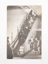 Marshall Field Company Department Store 1935 Escalator Postcard CHICAGO State St - £18.94 GBP