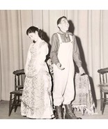 1958 Maskeraders Real Photo Maskers Play Theater Villian Is Foiled NH Ma... - $54.84 CAD