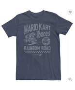 Big &amp; Tall Nintendo Mario Kart Rainbow Road Vintage Tee 2XL - $311.56 MXN