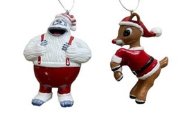 Kurt Adler Rudolph Santa Claus Ornament &amp; Bumble Santa Christmas Holiday... - £14.49 GBP