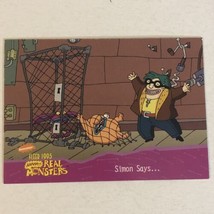 Aaahh Real Monsters Trading Card 1995  #50 Simon Says - £1.53 GBP