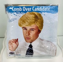 Fun World Men&#39;s Comb Over Candidate Wig, Gold, Standard~Halloween~Dress Up - $13.36