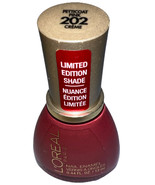 L&#39;oreal Paris Nail Enamel CRÈME #202 PETTICOAT PINK (New/DiscontinuedSee... - $277.77 MXN