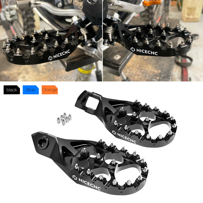 gasgas 2024 ec 300 forged enlarged foot pegs footrest footpegs rests pedal ecf 250 350 thumb200