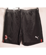 Puma Mens AC Milan Soccer Shorts Black 2XL - $727.27 MXN