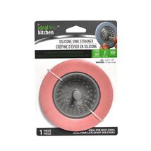 Ideal Kitchen Silicone Invertible Sink Strainer Pink - $5.24