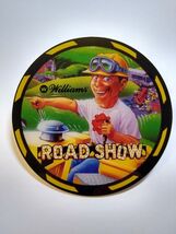 Ted Williams Road Show Pinball Round Coaster 1990s Vintage Pinball Memor... - $10.52