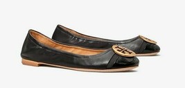 Tory Burch Minnie Patent Cap Toe Ballet Flat - Size 6 - £181.59 GBP