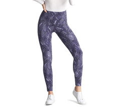 New Womens M Activewear Leggings Rachel Slimming Yummie Pant Yoga Shaping Blue - £61.08 GBP