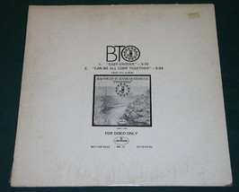 BACHMAN TURNER OVERDRIVE PROMO SINGLE VINTAGE 1977 - $39.99