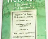 Webster&#39;s 2 in 1 Dictionary and Thesaurus Landoll Inc. - £2.37 GBP